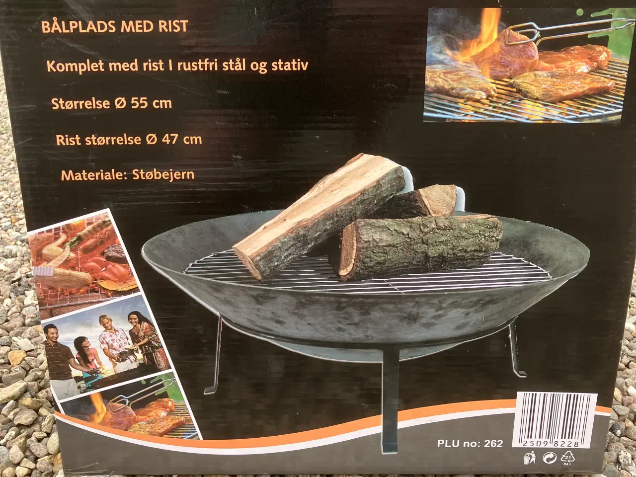 Billede 1 - Bålplads med rist