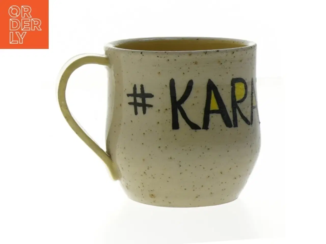 Billede 1 - Keramikkrus med hashtag (str. Ø. 8 cm. længde. 8 cm)