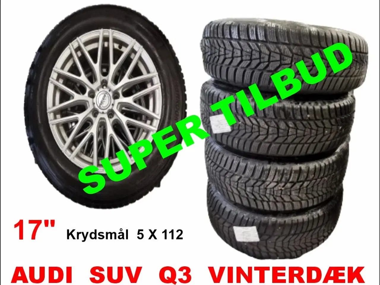 Billede 1 - AUDI 17" VINTERDÆK
