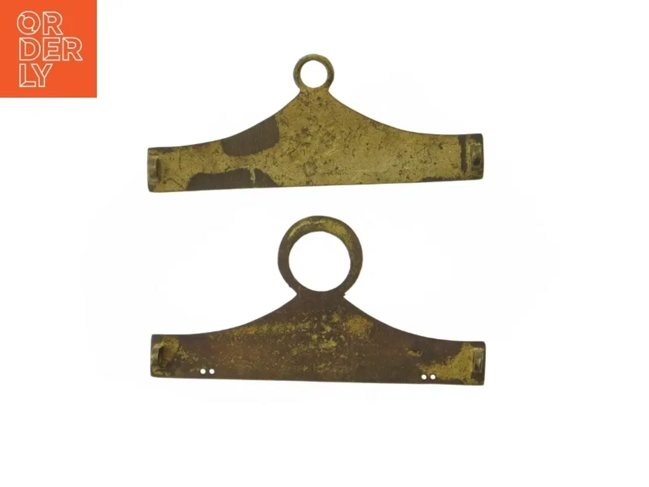 Billede 4 - Dekorative messing holdere til klokkestreng(str. 17 cm)