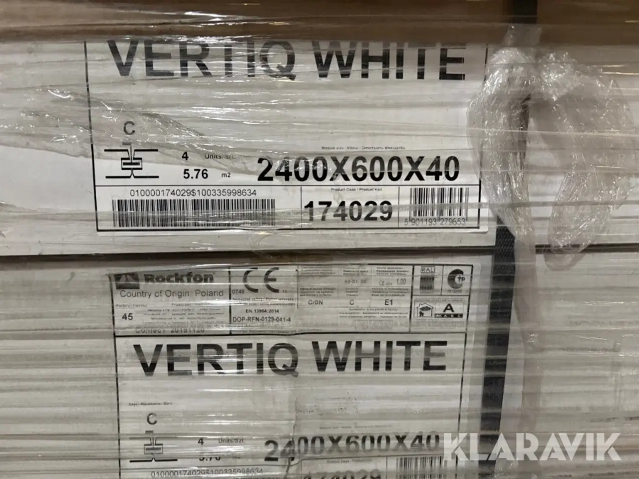 Billede 10 - Rockfon loftplader Vertiq White