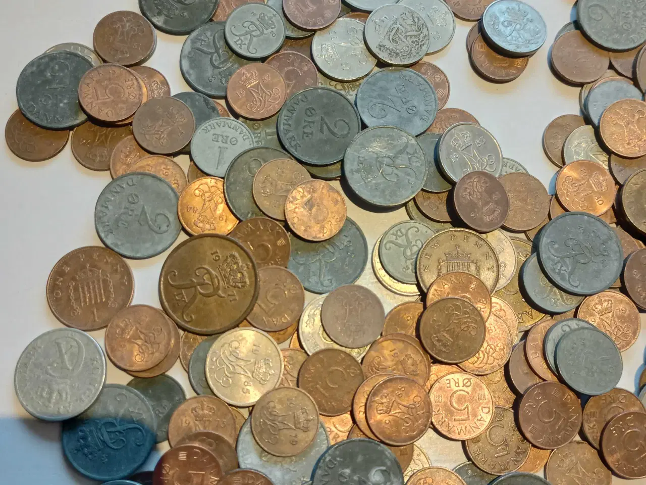 Billede 3 - Danske små mønter 2,5 kg, 1928-1986