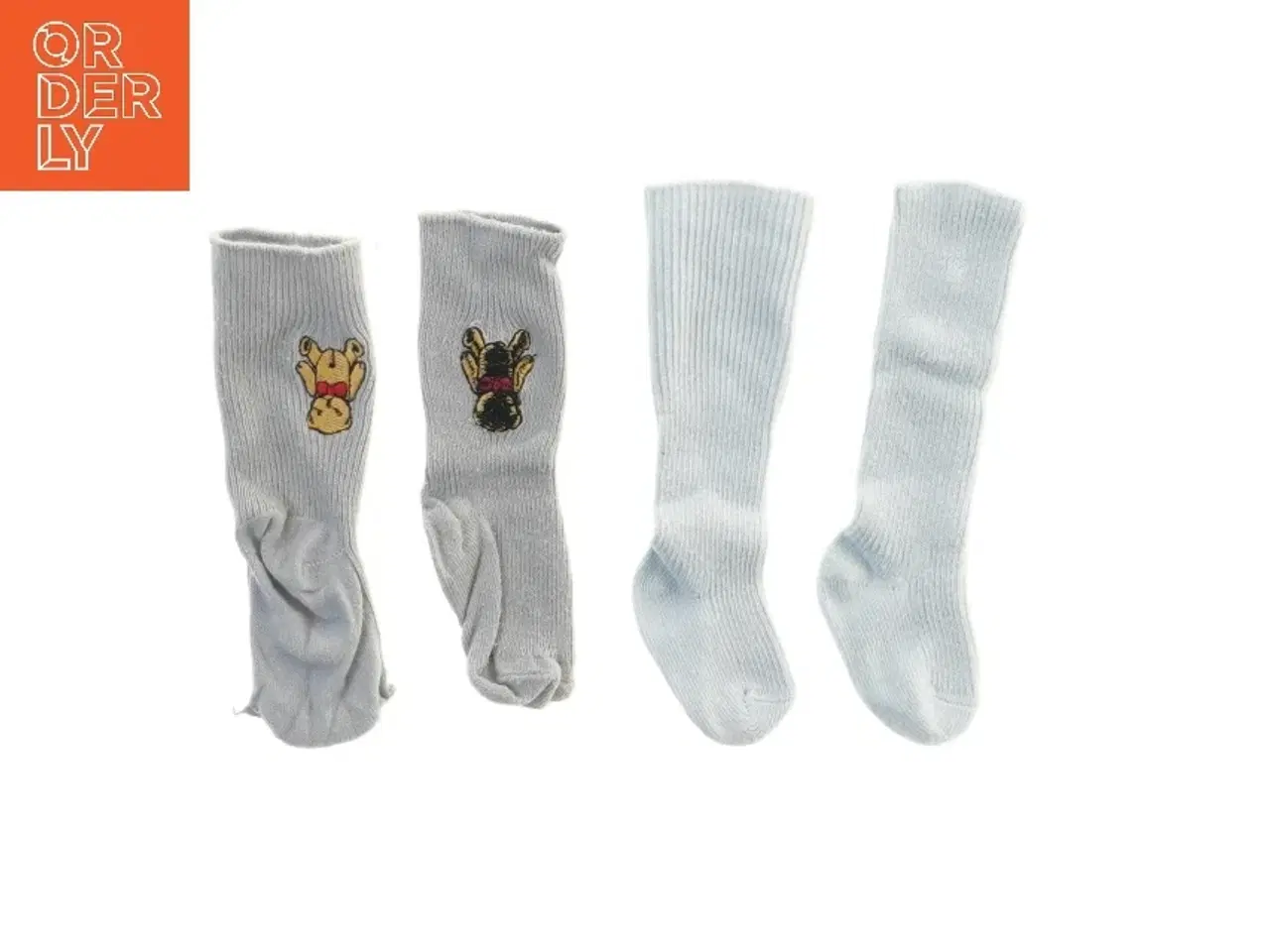 Billede 1 - Børnestrømper med dyremotiver (str. fod 7 cm længde 19 cm)