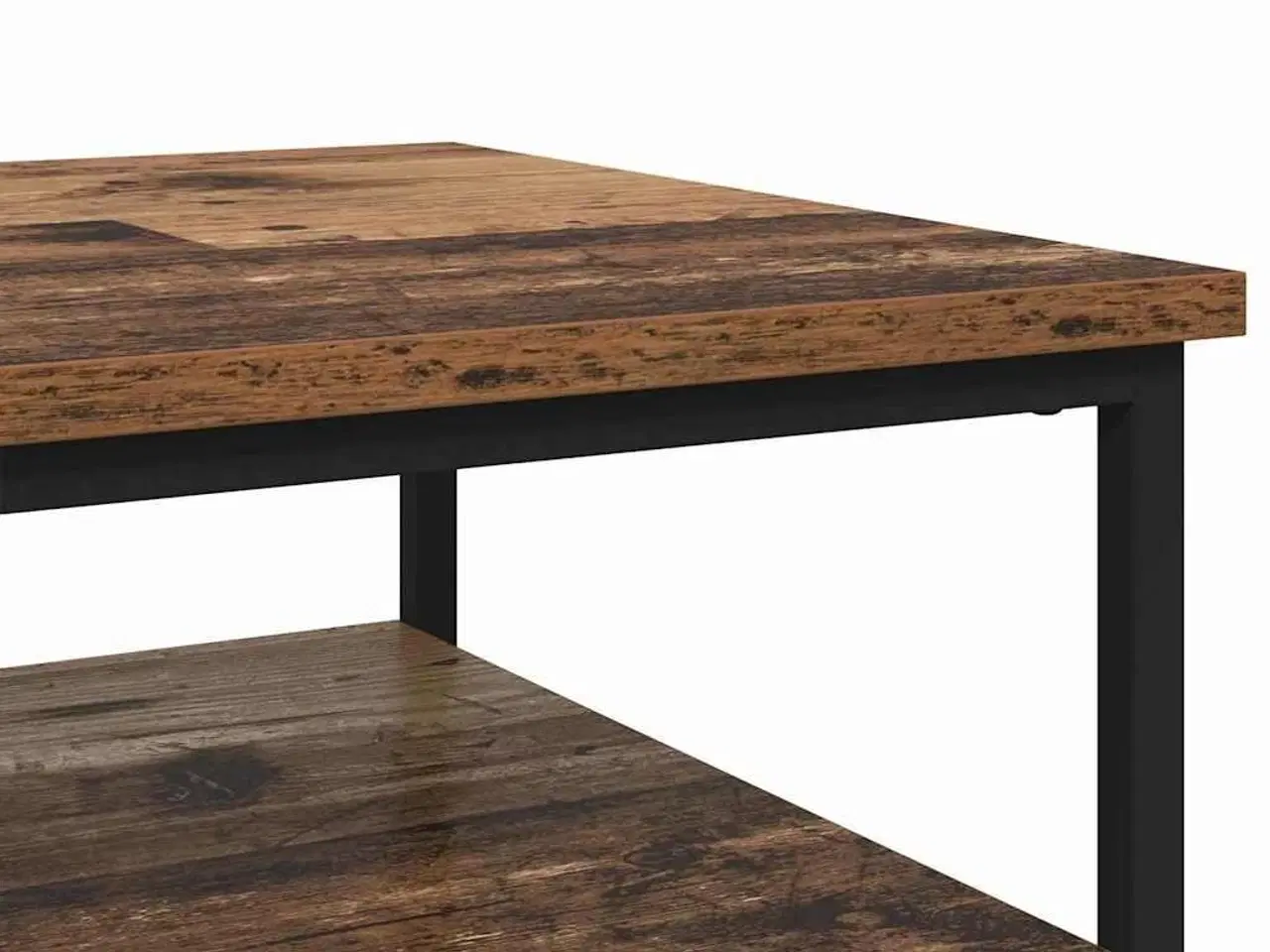 Billede 10 - Natskab med skuffe Gammelt træ 40 x 42 x 56 cm Konstrueret træ