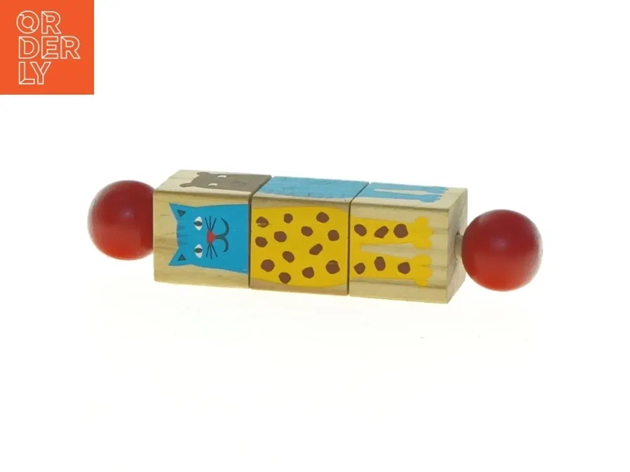 Billede 4 - Træklodspuslespil med dyr (str. 14 cm)