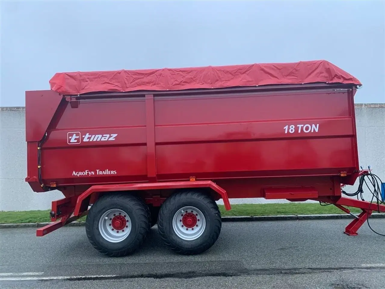 Billede 8 - Tinaz 18 tons bagtipvogne med skydepresenning