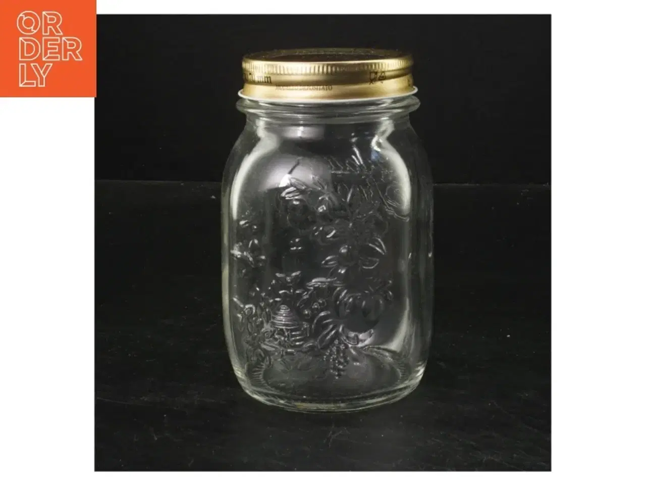 Billede 2 - Syltetøjsglas med skruelåg (str. 14 cm)