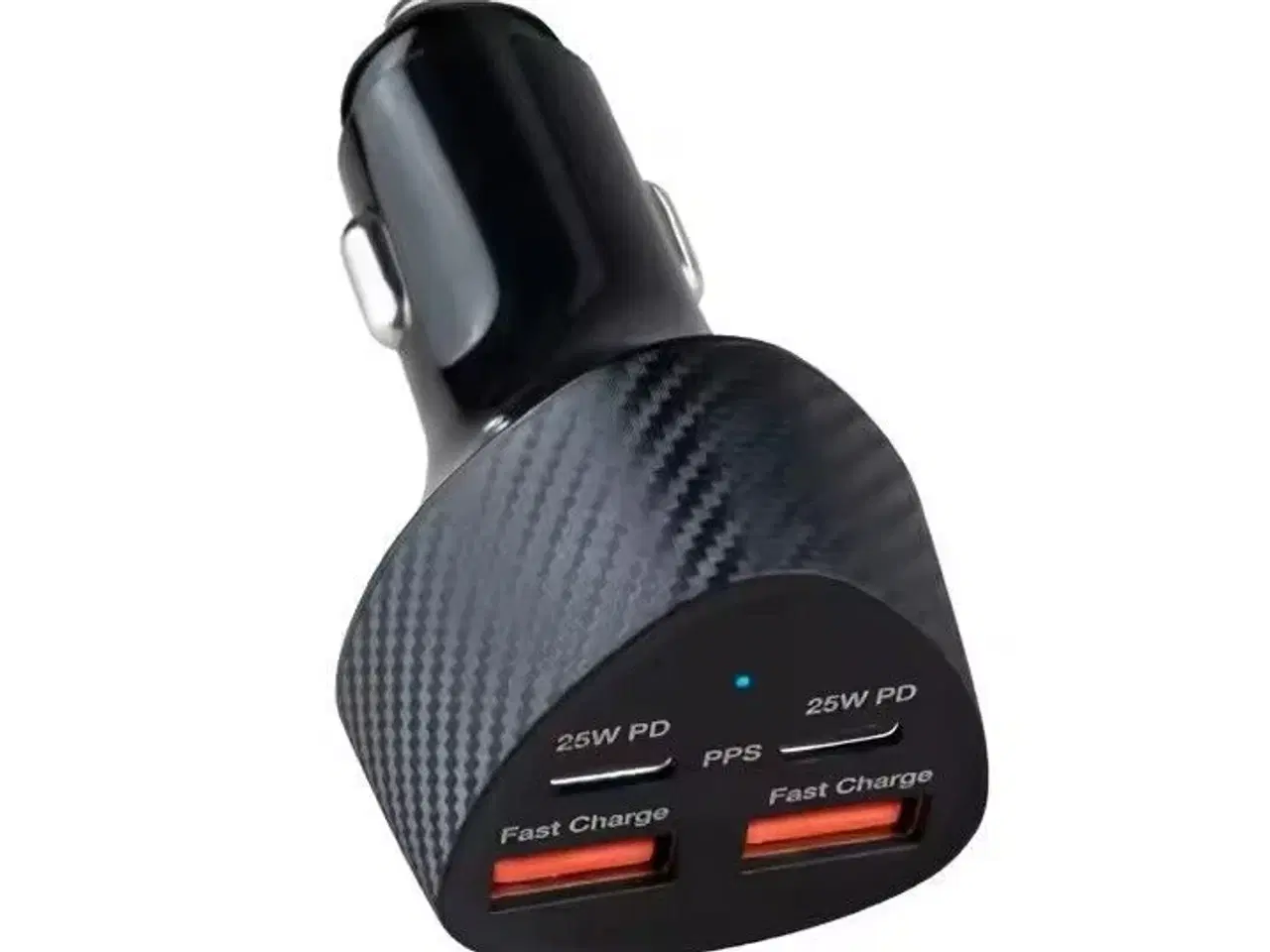 Billede 2 - 2 stk. Mobiltilbehør Biladapter 25w 4 porte