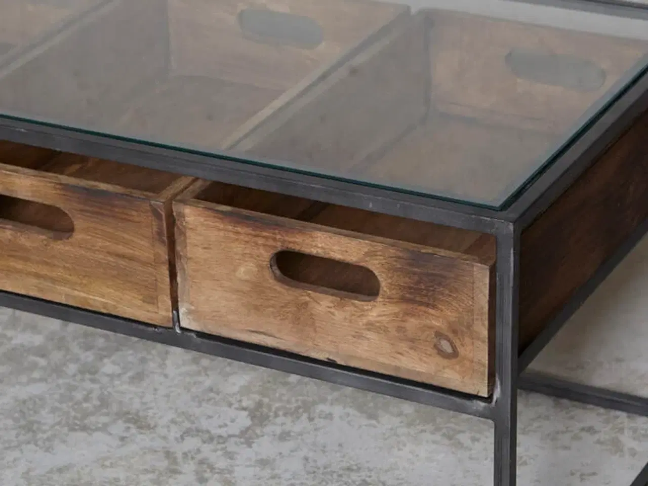 Billede 4 - Nyt SOFABORD GLAS-JERN
