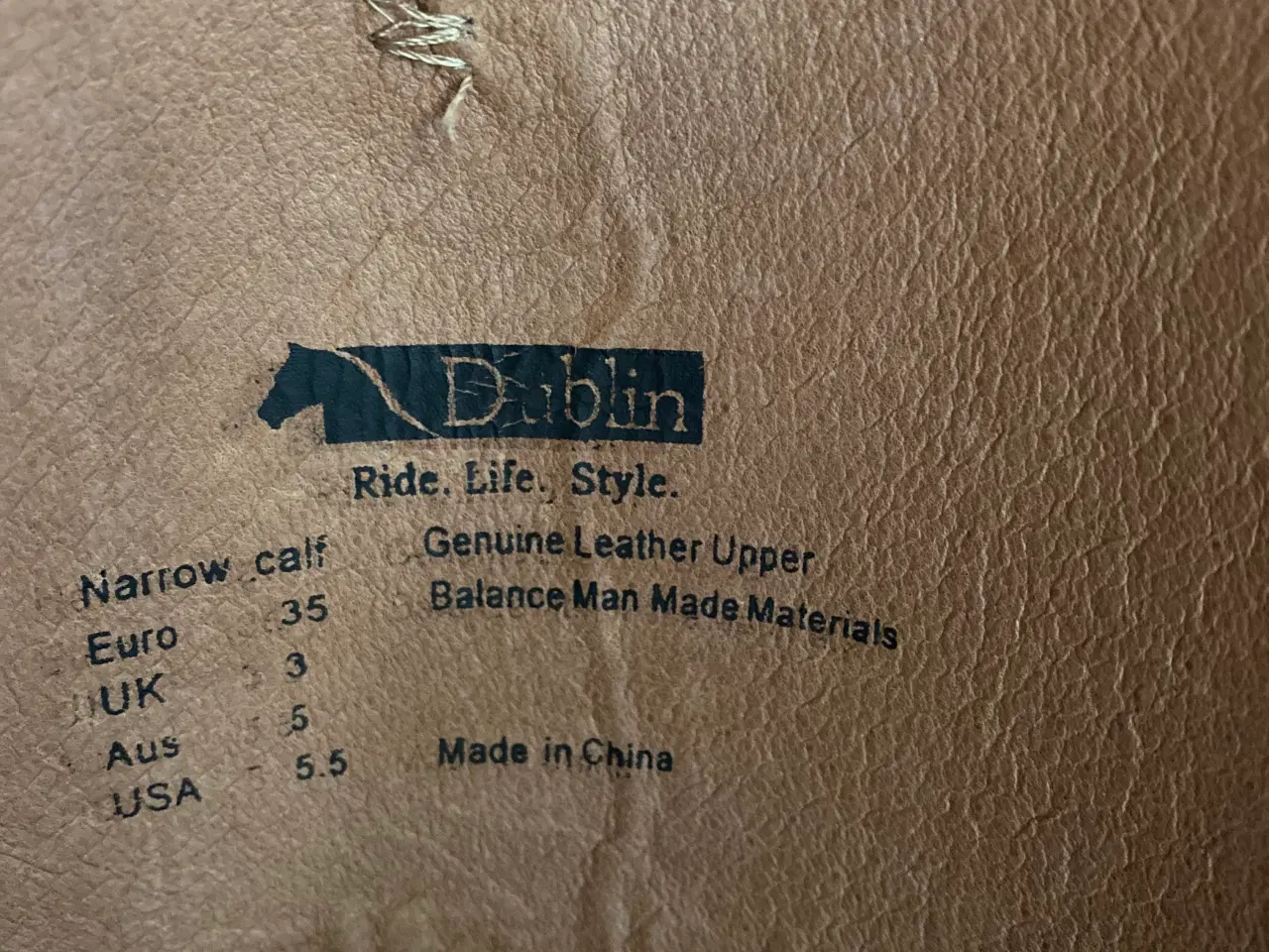 Billede 6 - Nye læderridestøvler str. 35
