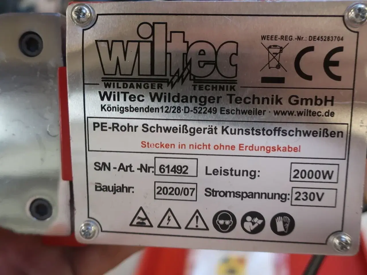 Billede 3 - Plastsvejser (rør) WILTEC samt div. bor