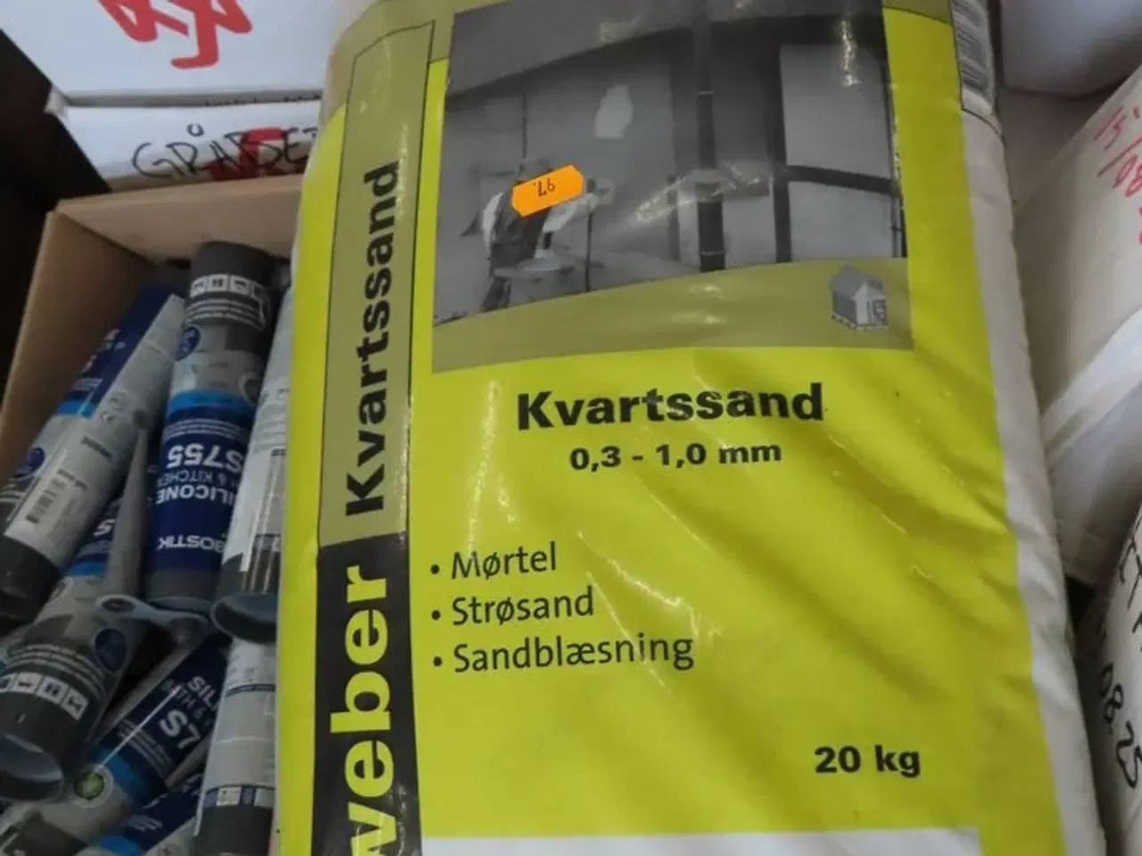 Billede 5 - indhold i Pallekar med diverse byggefuge