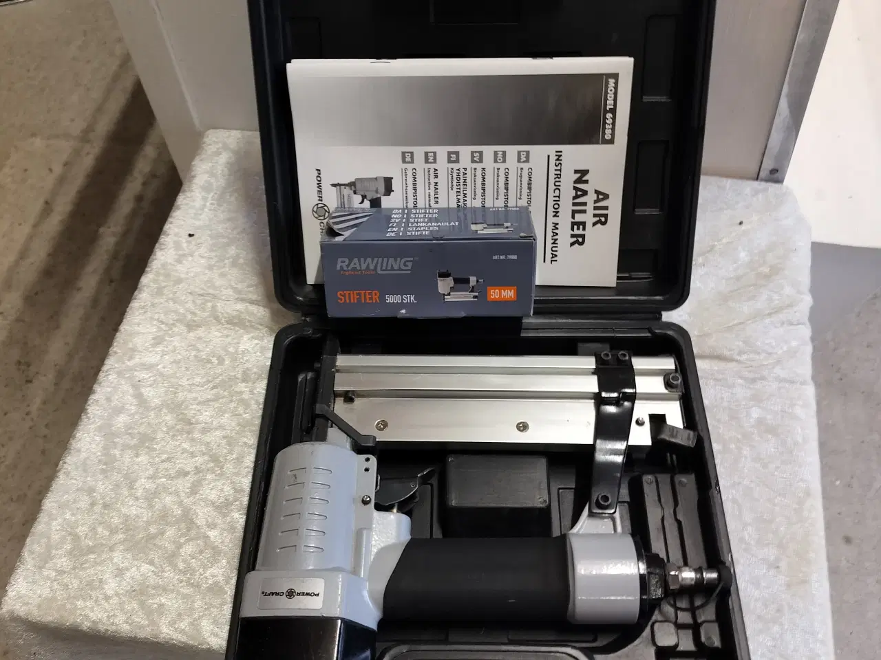 Billede 1 - Power Craft model 69380 Sømpistol + søm