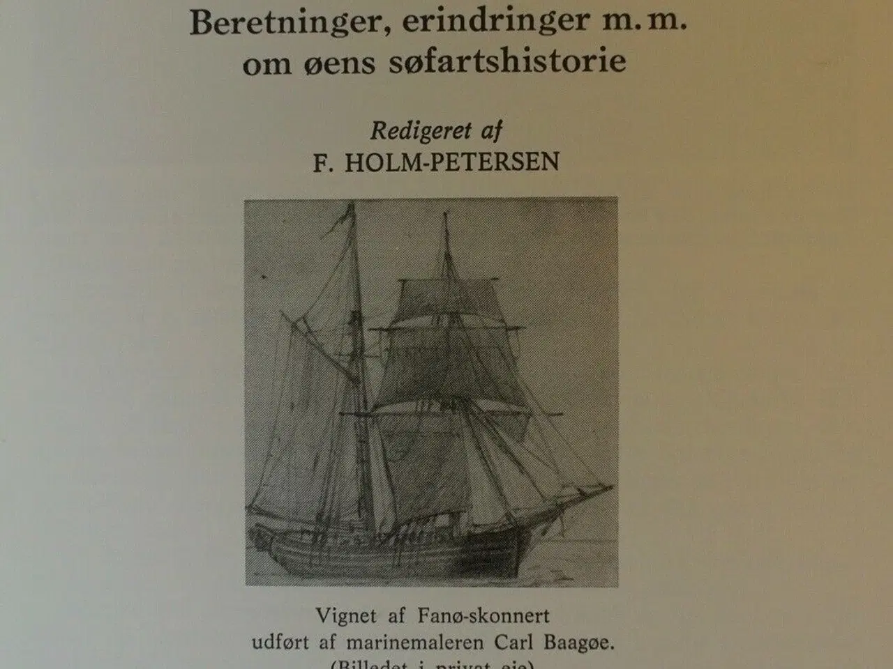 Billede 2 - logbog over fanø sejlskibsflådens rejser, red. af 