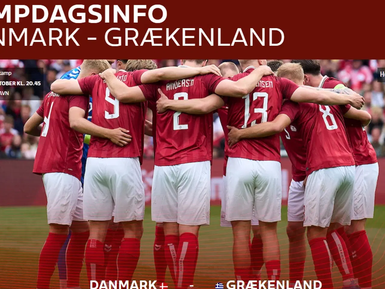 Billede 1 - Danmark vs Grækenland