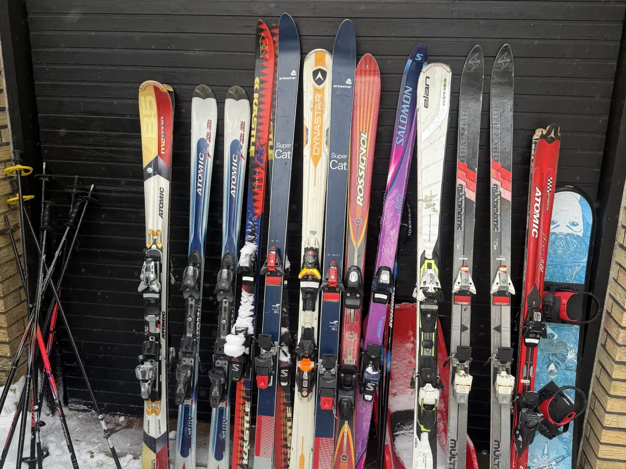 Billede 1 - Ski 100 kr/par 