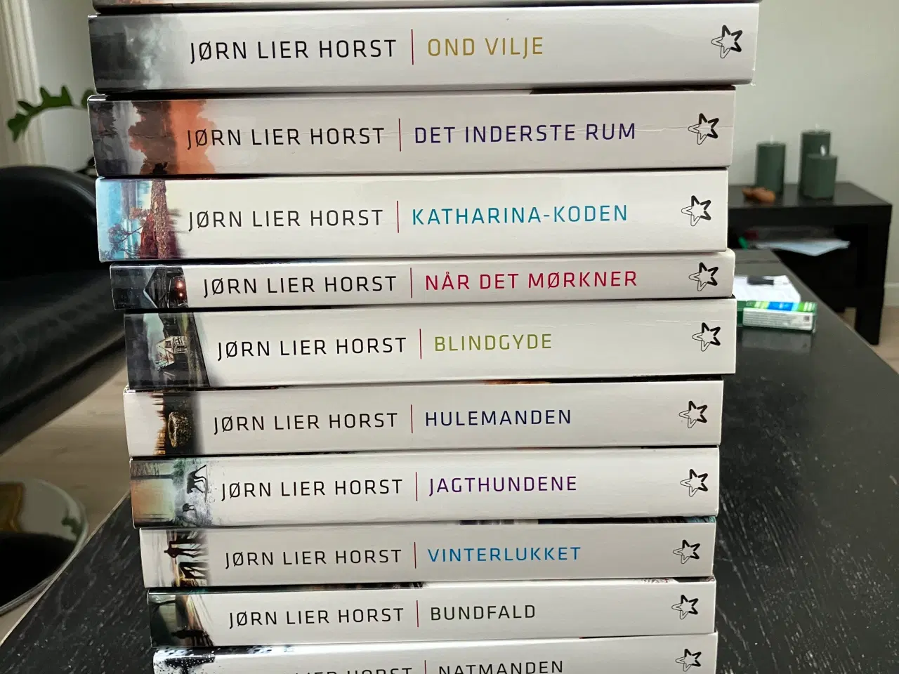 Billede 1 - Bøger: Jørn Lier Horst (nr. 1 til 17)