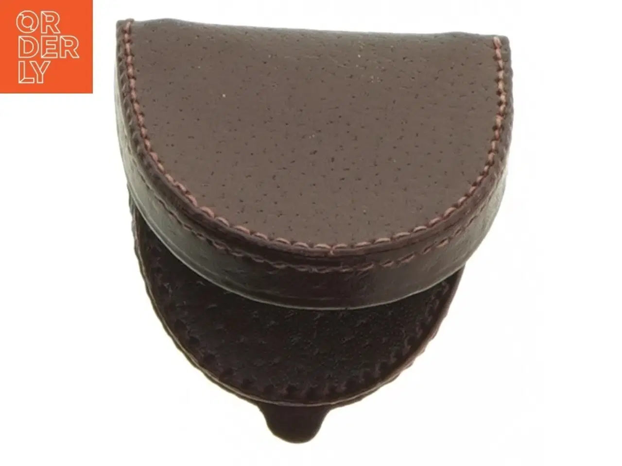 Billede 6 - Læder møntpung (str. 6,5x6,5 cm)