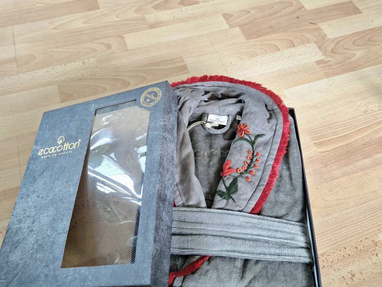 Billede 9 - Super flot badekåbe I økologisk bomuld