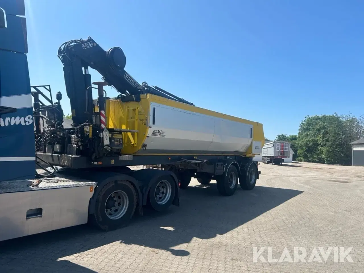 Billede 6 - Tiptrailer AMT trailer 2086 krantrailer