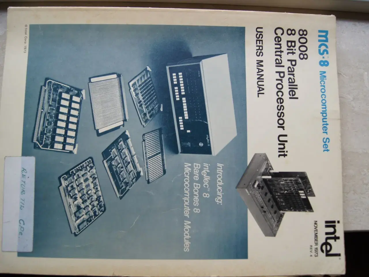 Billede 1 - Intel, MCS-8 Microcomputer Set.