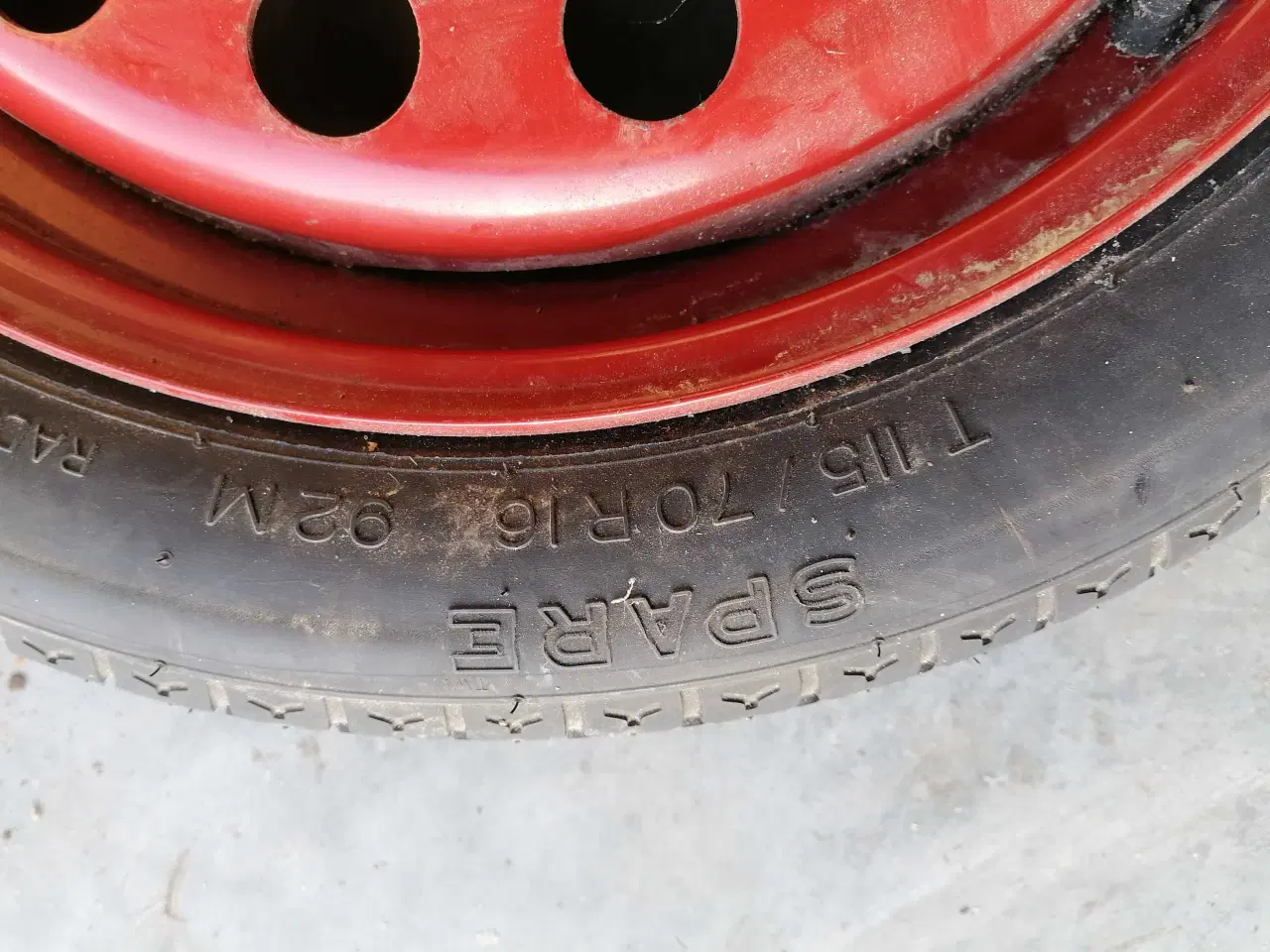 Billede 3 - Reservehjul / Nødhjul 16" SAAB Opel Peugeot