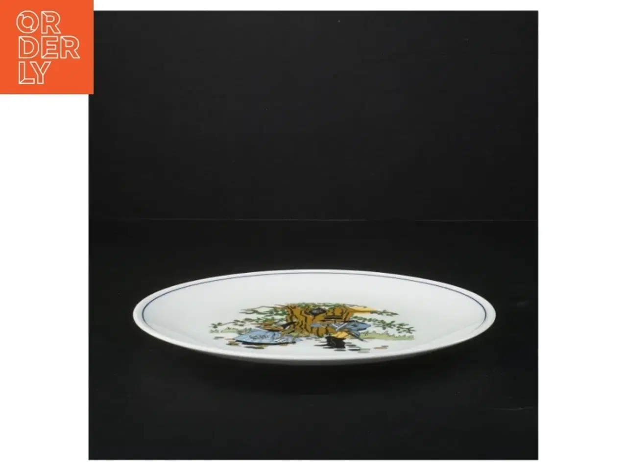 Billede 1 - Porcelænstallerken Fyrtøjet fra Kahla (str. Ø. 19,5 cm)