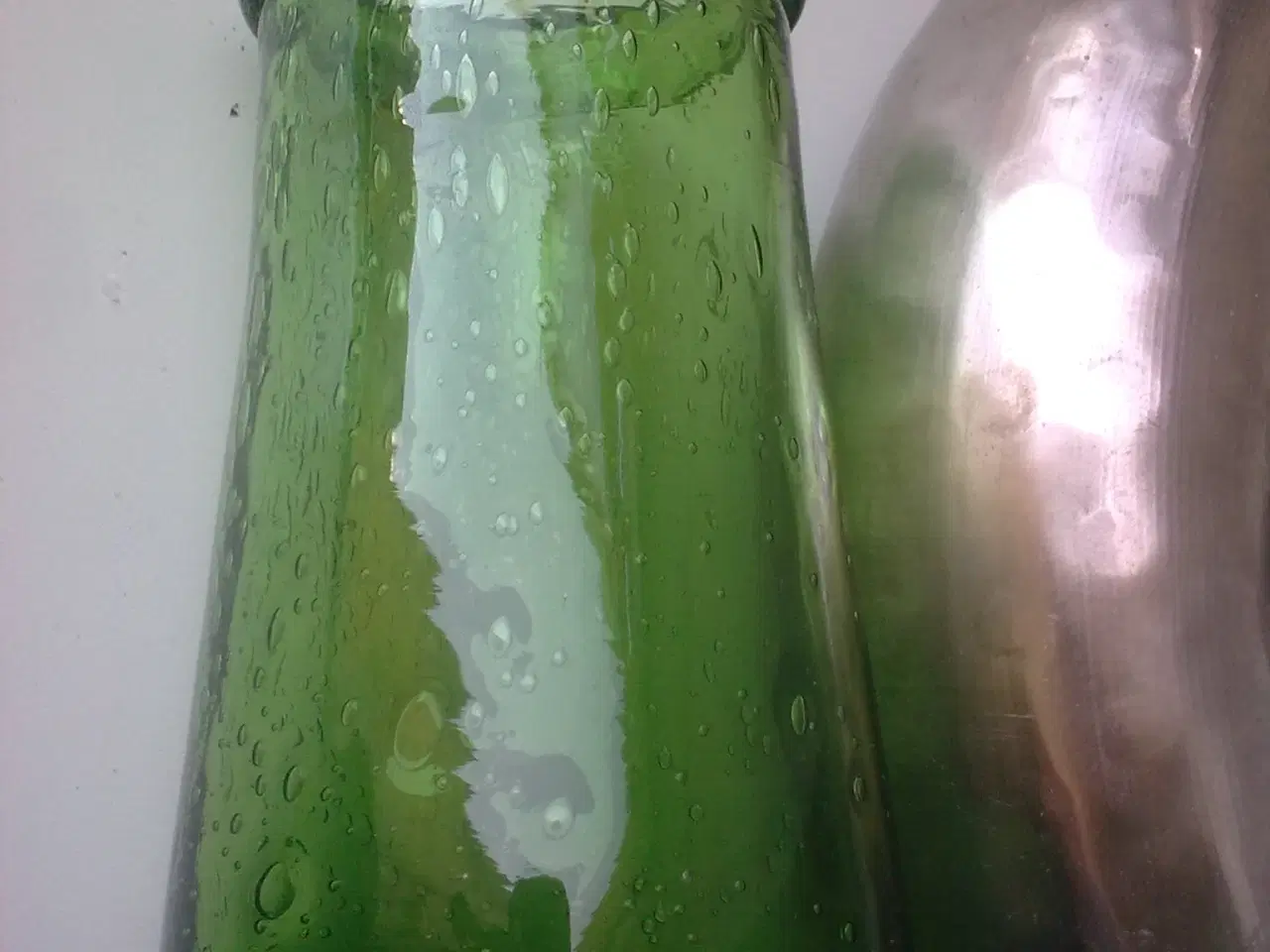 Billede 1 - Hamret metal deko skål NY eller Dansk kunst