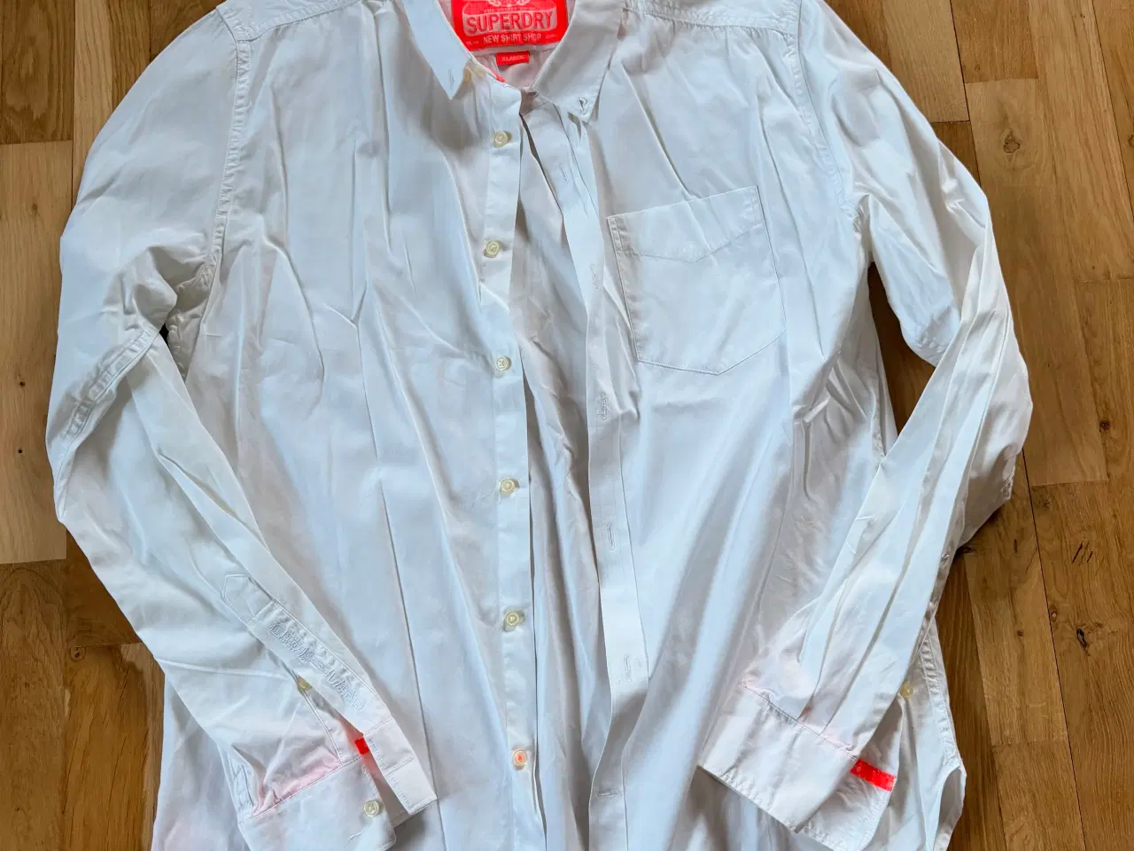 Billede 1 - Superdry skjorte herre XL hvid bomuld