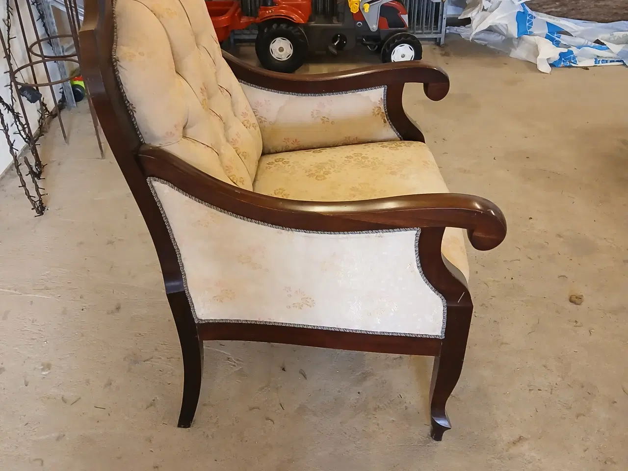 Billede 2 - gammel fin stol