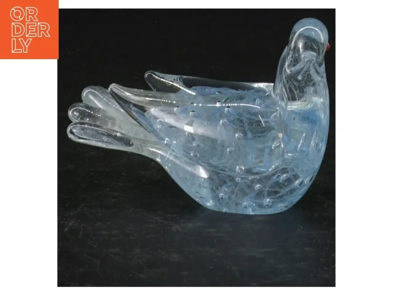 Billede 2 - Glasfugl skulptur (str. 9,5 cm)
