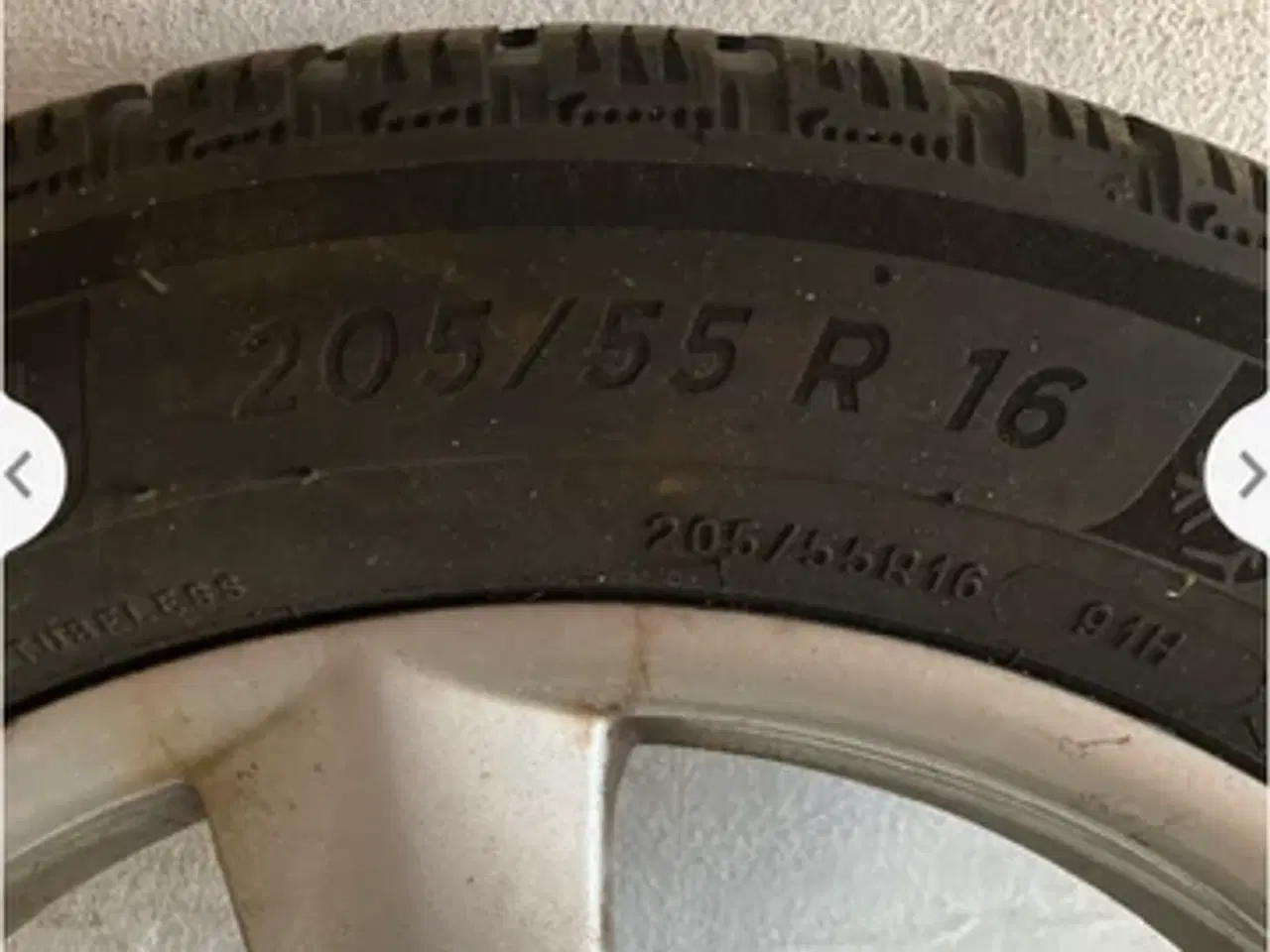 Billede 4 -  4 stk. 17”Mega Wheel alufælge Michelin vinterdæk 