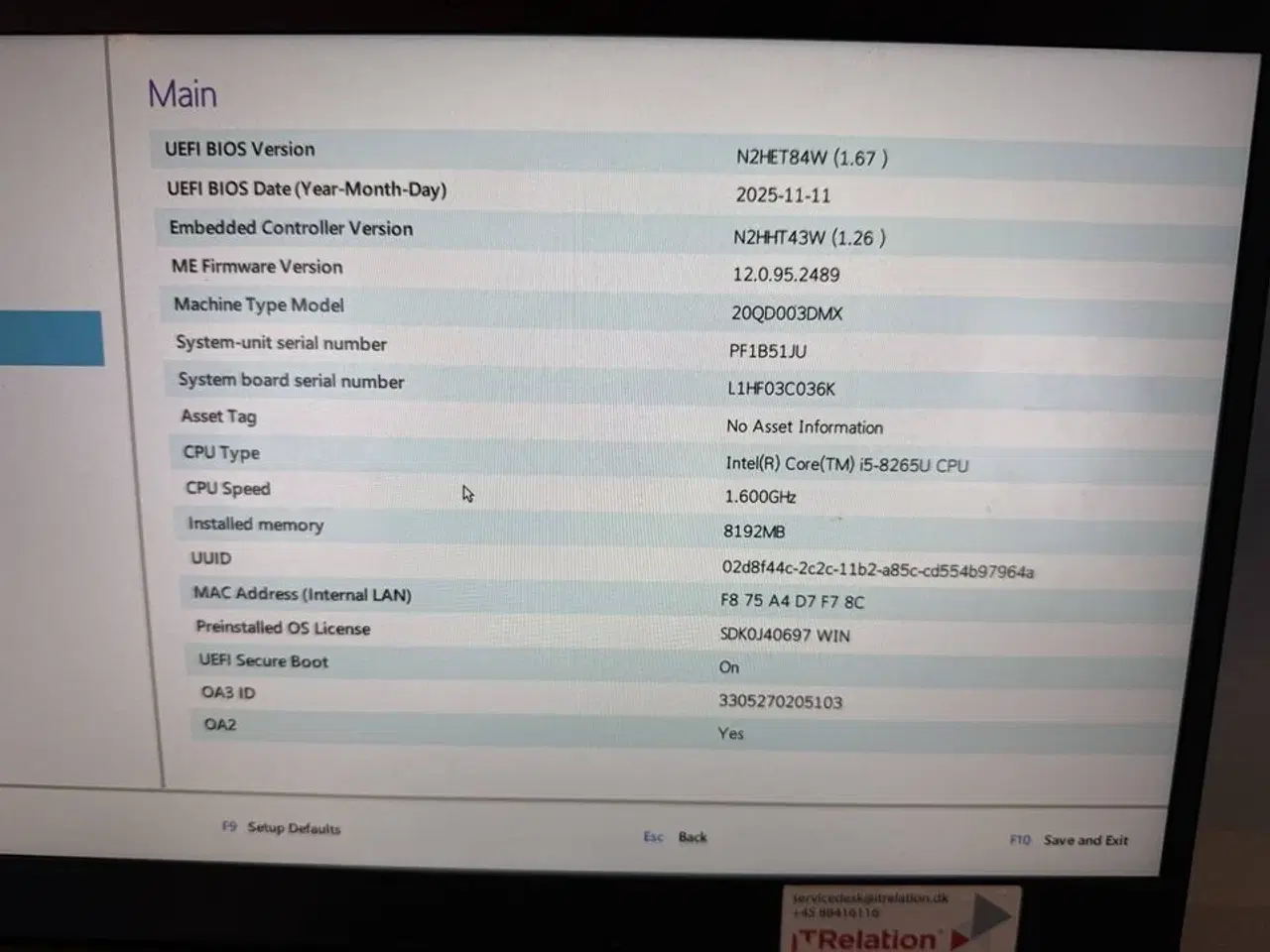 Billede 5 - Bærbar computer LENOVO X1 Carbon 7th gen.