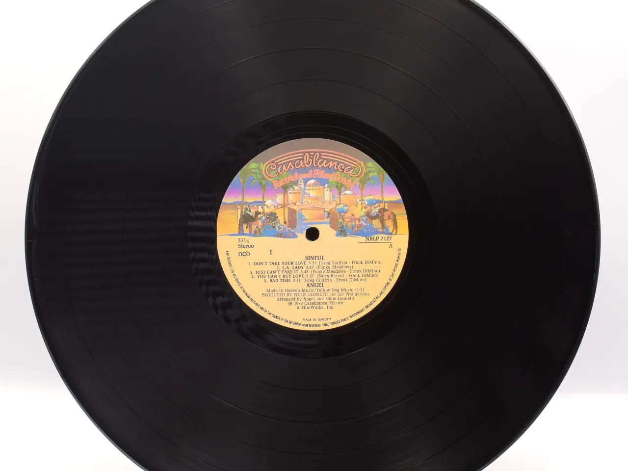 Billede 5 - Angel – Sinful - SWEDISH 1979 (NBLP 127) VG+/EX