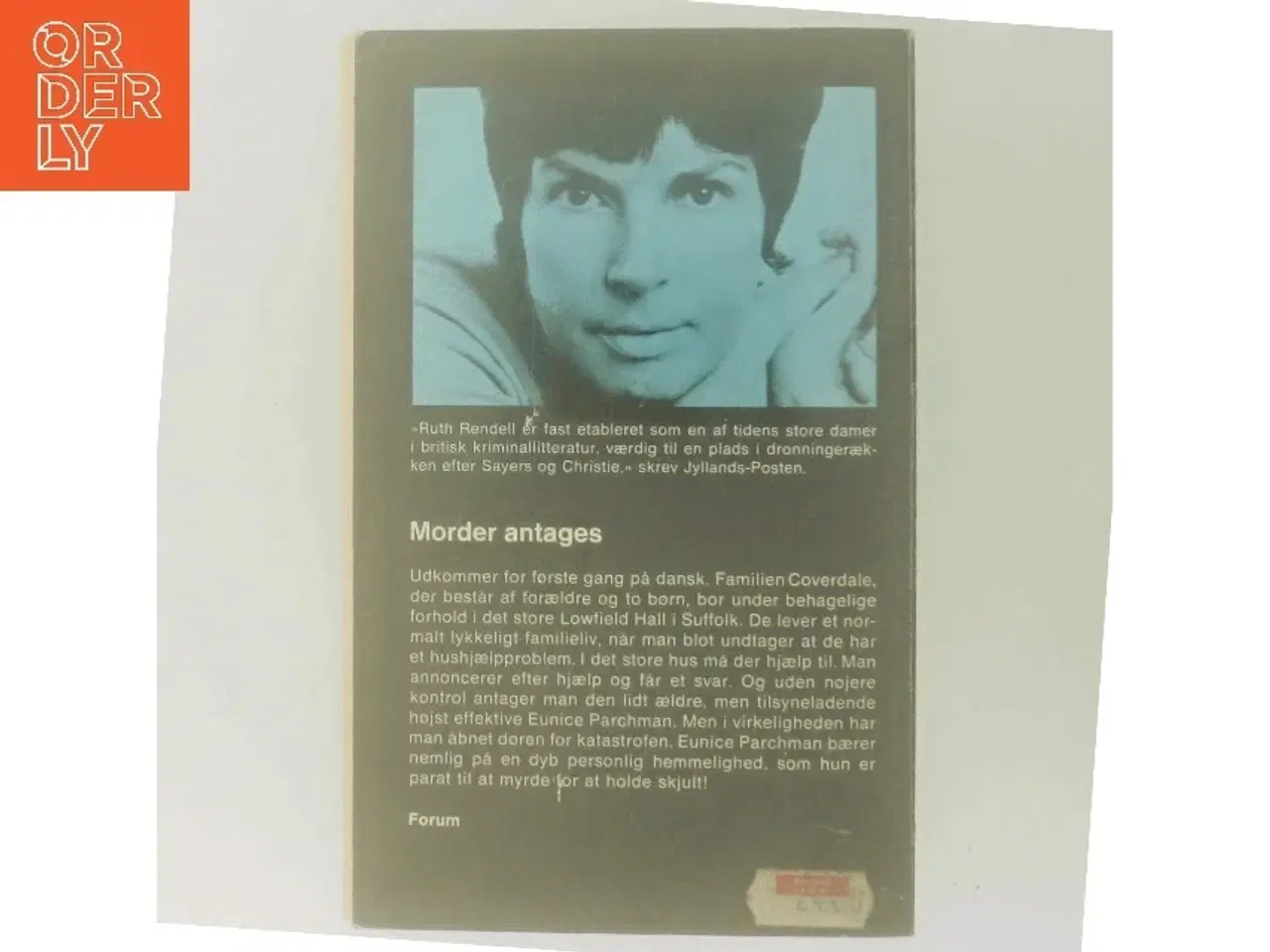 Billede 3 - Morder antages af Ruth Rendell (Bog)