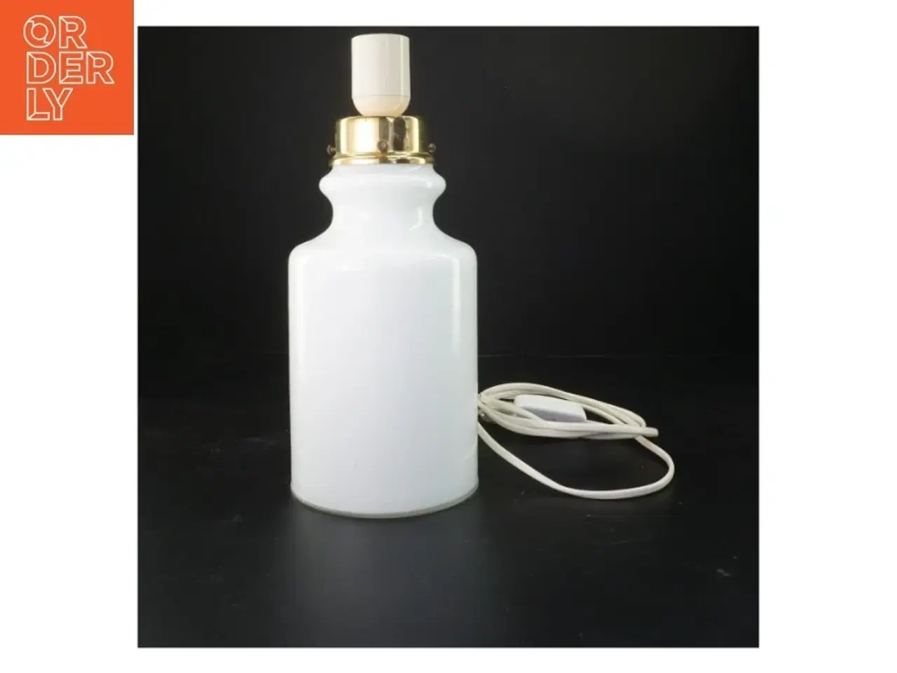 Billede 1 - Vintage Odreco Bordlampe i Opal glas (str. 31 cm)