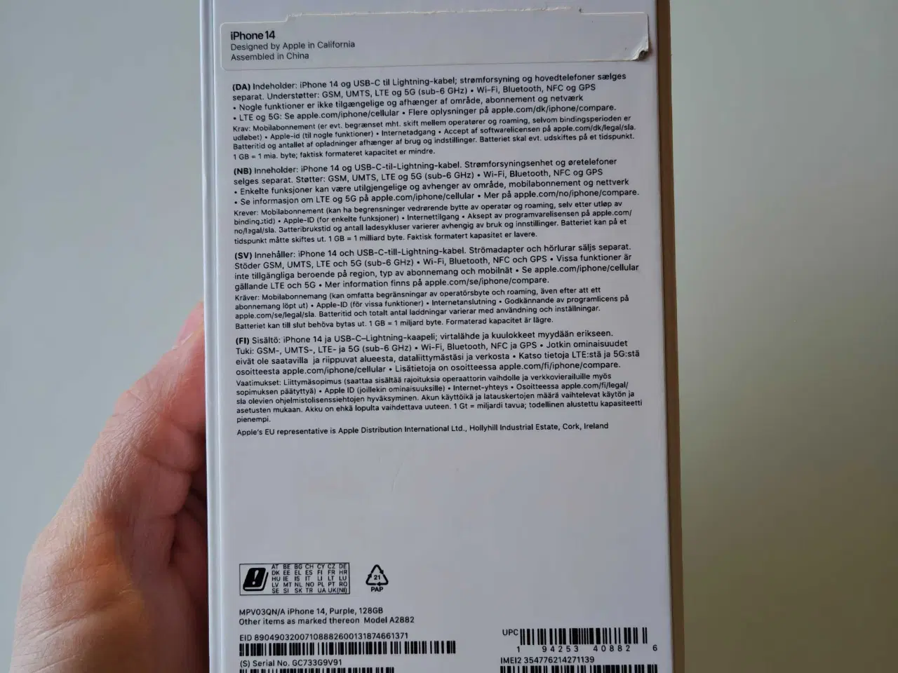 Billede 3 - Iphone 14.      