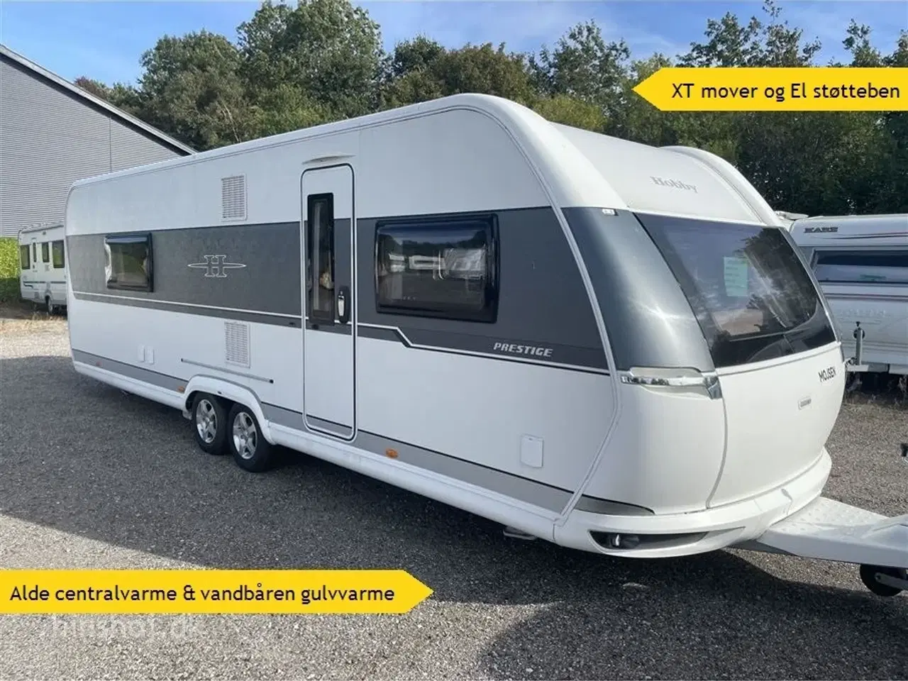 Billede 1 - 2019 - Hobby Prestige 720 WLC   Lækker enkeltsengsvogn med Alde centralvarme fra Hinshøj Caravan