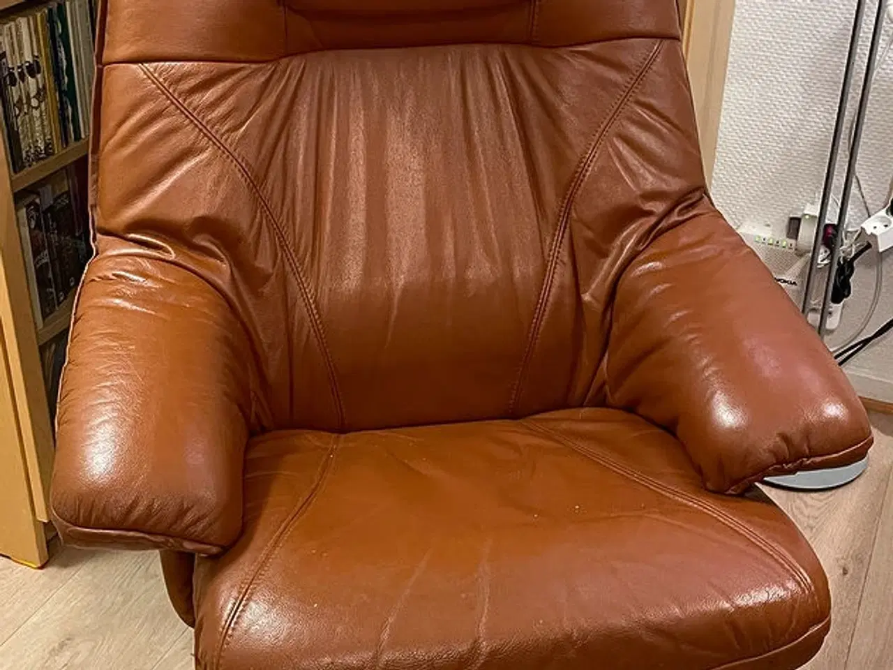 Billede 2 - Retro lænestol i læder