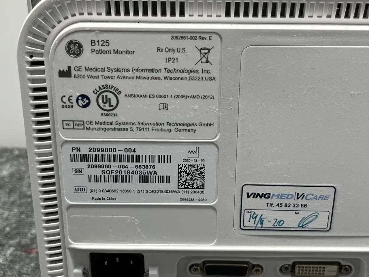 Billede 9 - Patient Monitor GE B125