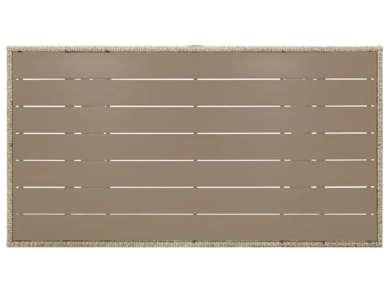 Billede 5 - Havebord 120x70x66 cm polyrattan grå