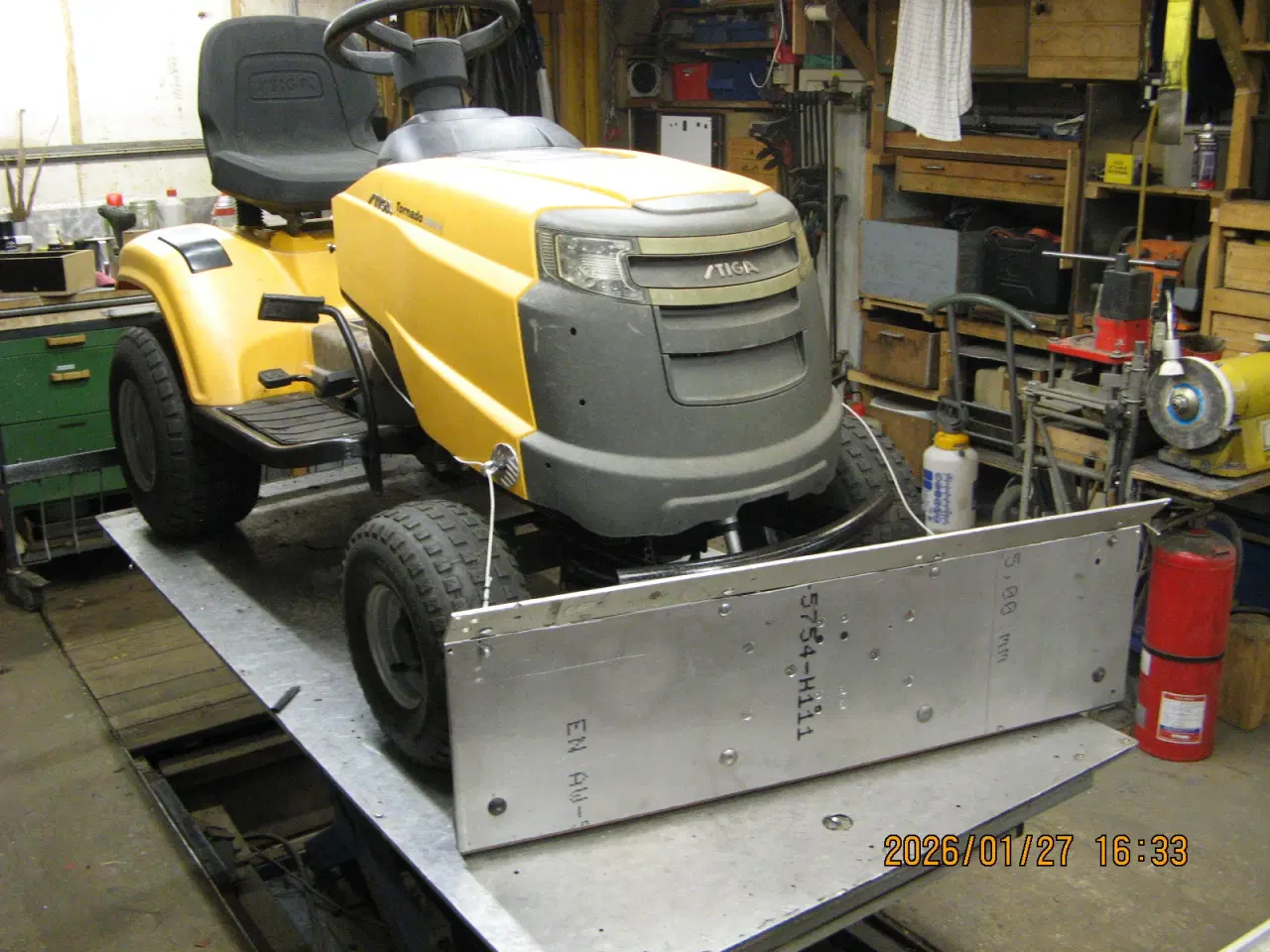 Billede 2 - Havetraktor med el.hæve sænk rive og skraber