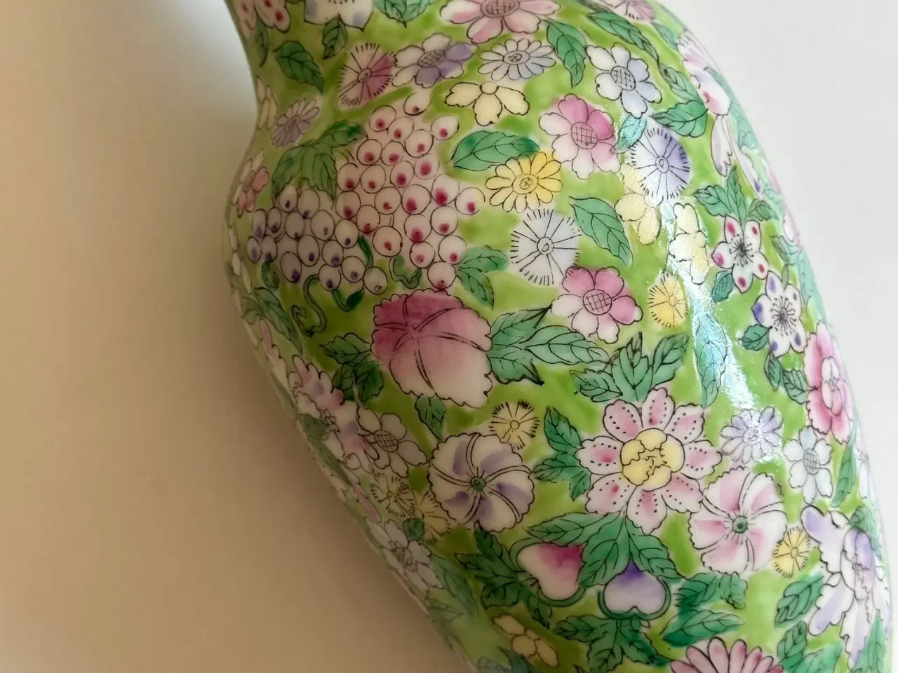 Billede 4 - Håndmalet porcelænsvase