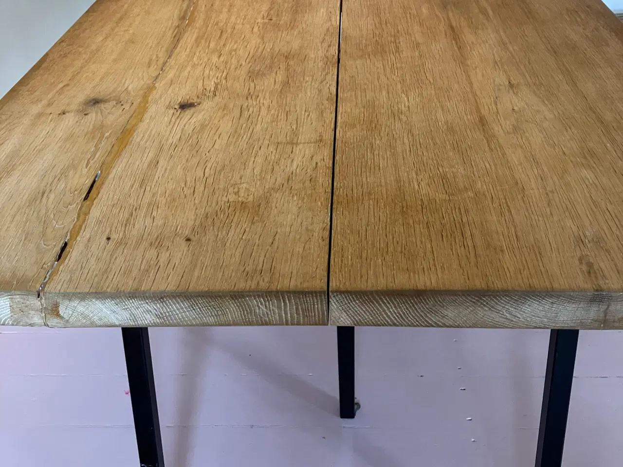 Billede 3 - Spisebord massiv eg