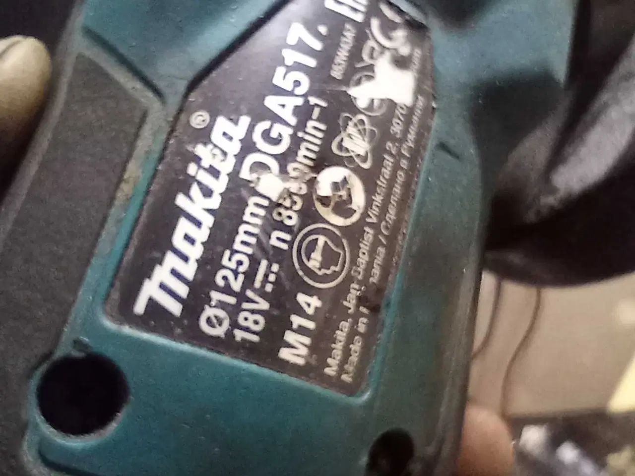 Billede 1 - Makita DGA517 vinkelsliber 