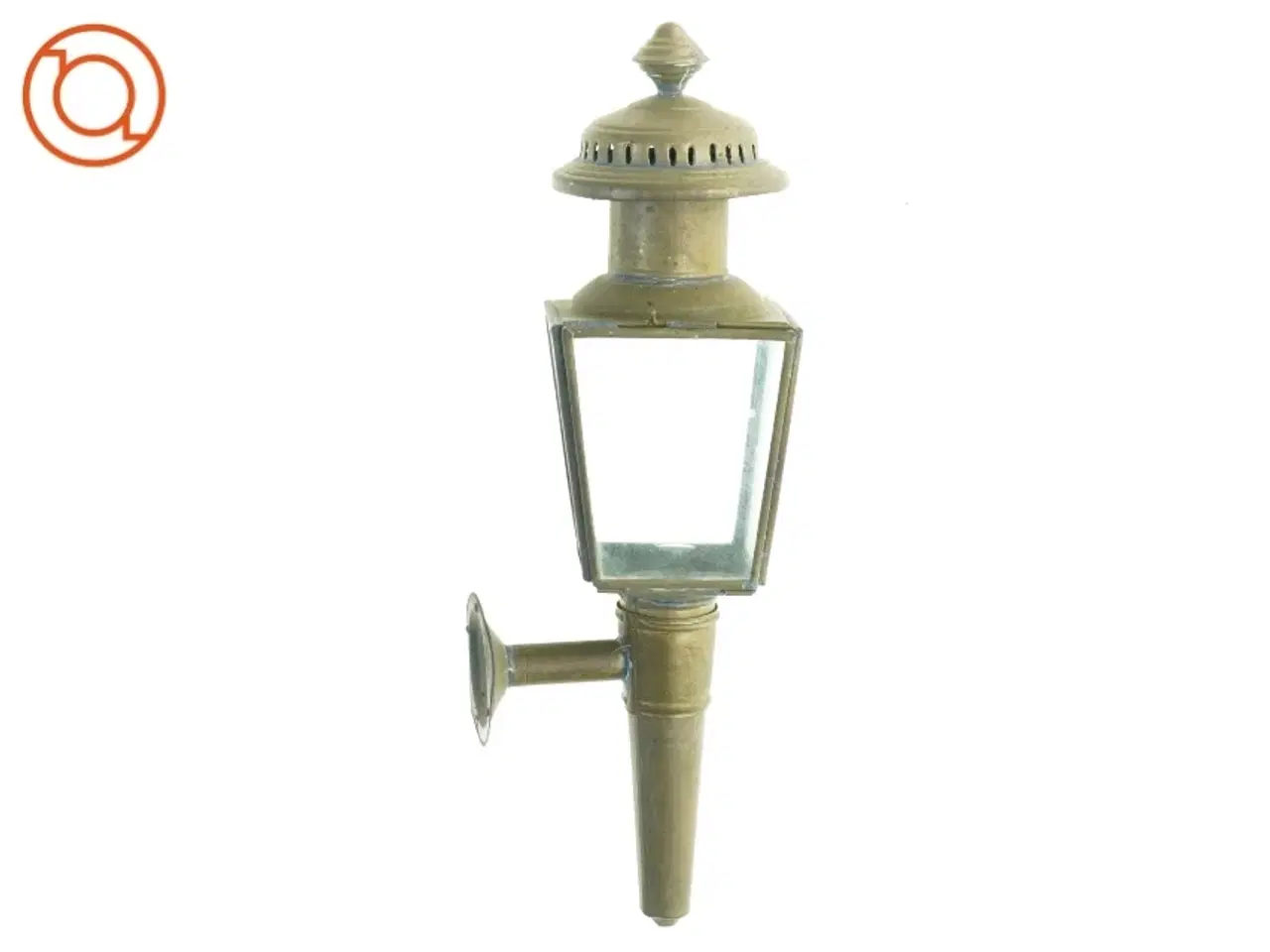 Billede 3 - Antik udendørslampe (str. 39 x 11 cm)