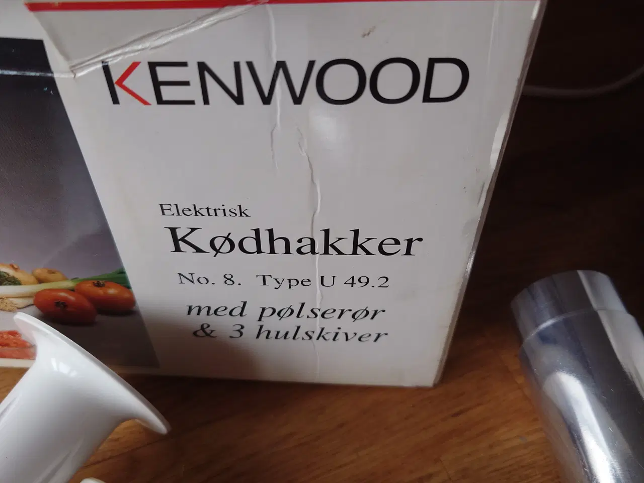 Billede 6 - Kenwood kødhakker med pølserør mm