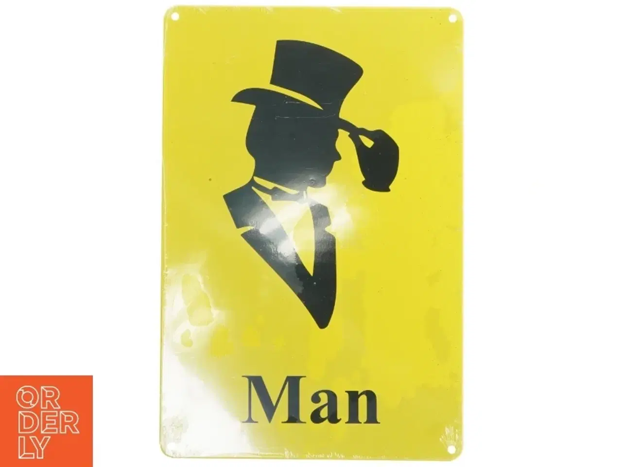 Billede 1 - Mand - skilt (str. 30x20 cm)