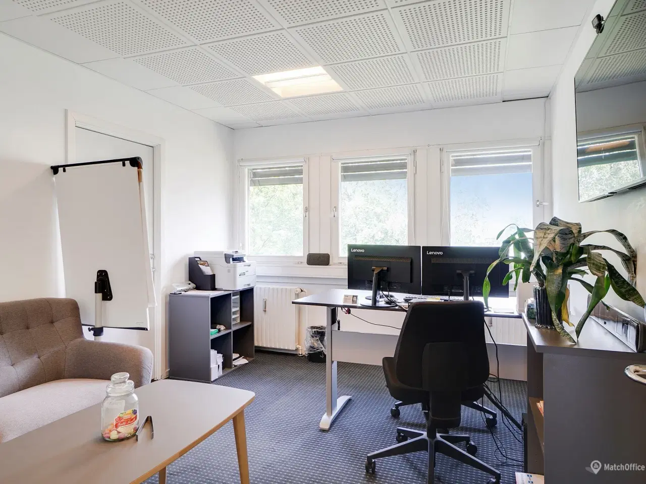 Billede 8 - Attraktiv møbleret kontor med gratis parkering og alt inklusiv - 1-10 prs kontorer!