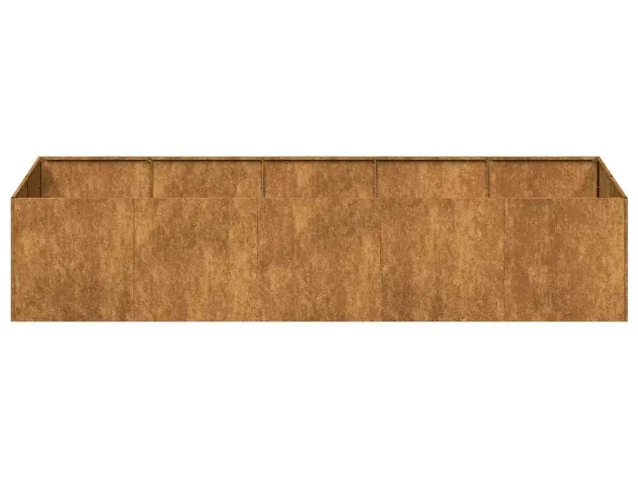 Billede 5 - Plantekasse rustfarvet 200x80x40 cm forvitringsstål